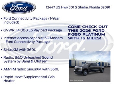 2026 Ford F-350SD Platinum 723A