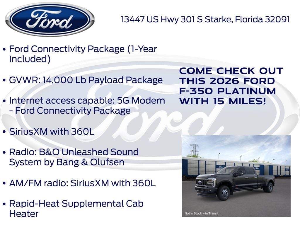 2026 Ford F-350SD Platinum 723A