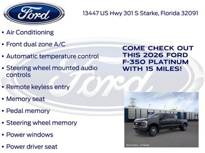 2026 Ford F-350SD Platinum 723A