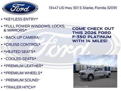 2026 Ford F-350SD Platinum 723A