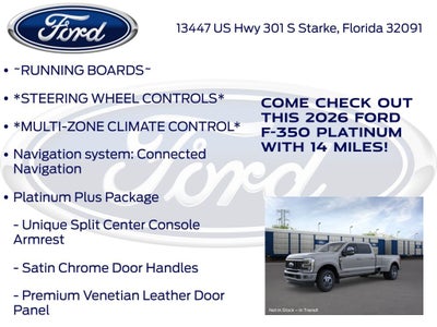 2026 Ford F-350SD Platinum 723A