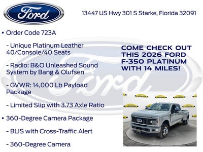 2026 Ford F-350SD Platinum DRW 723A