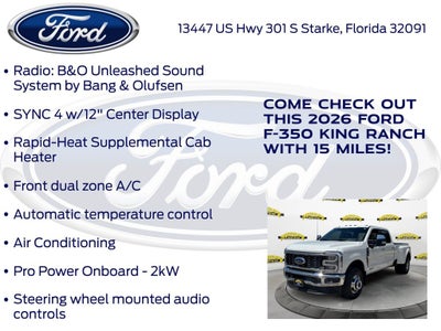 2026 Ford F-350SD King Ranch DRW 720A