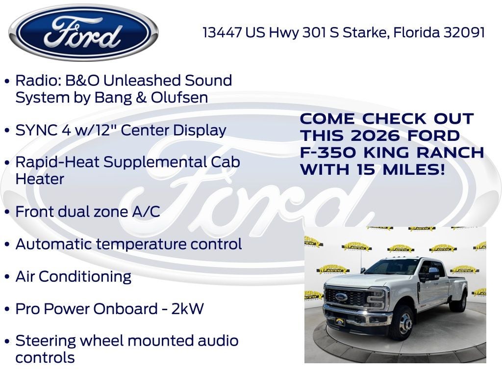 2026 Ford F-350SD King Ranch DRW 720A