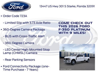 2026 Ford F-350SD Platinum 723A
