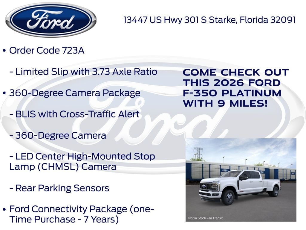 2026 Ford F-350SD Platinum 723A