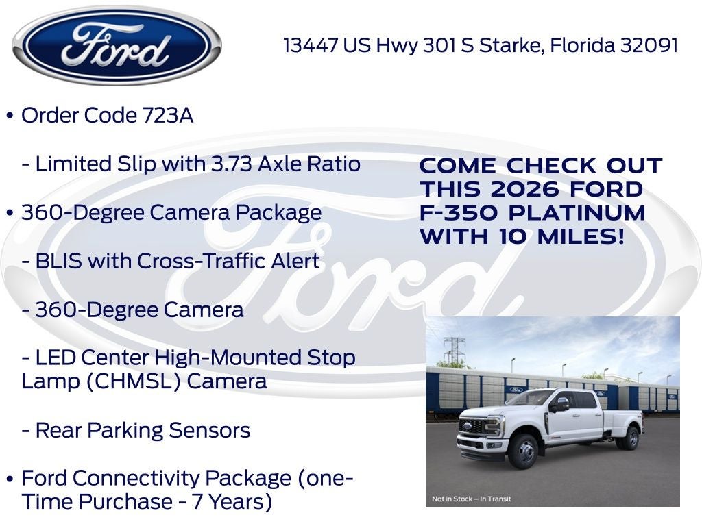 2026 Ford F-350SD Platinum 723A