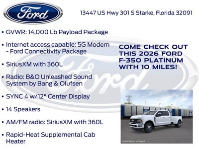 2026 Ford F-350SD Platinum 723A