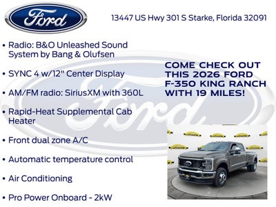 2026 Ford F-350SD King Ranch DRW 720A