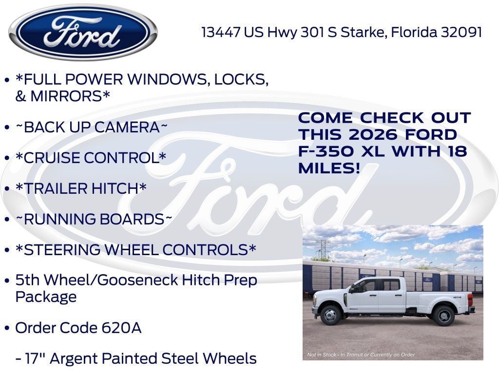 2026 Ford F-350SD XL DRW 620A