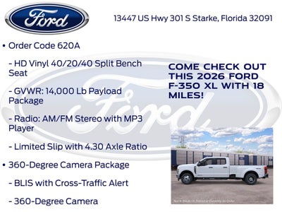 2026 Ford F-350SD XL DRW 620A