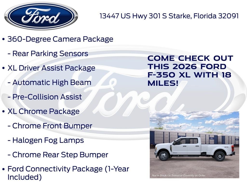 2026 Ford F-350SD XL DRW 620A