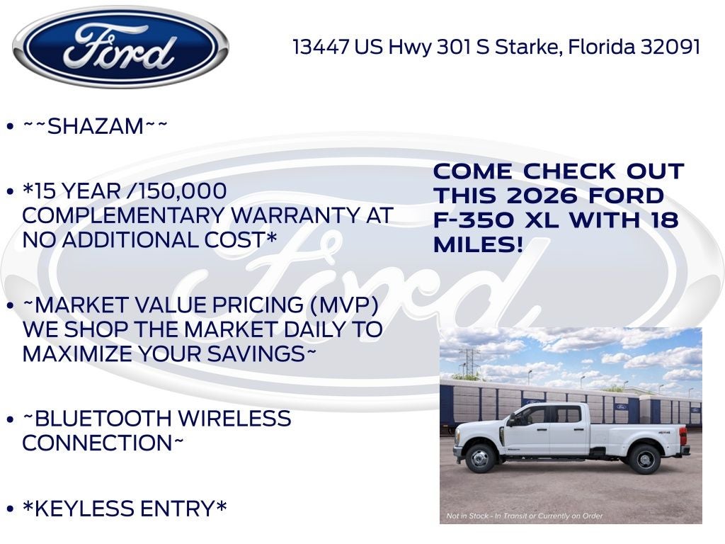 2026 Ford F-350SD XL DRW 620A