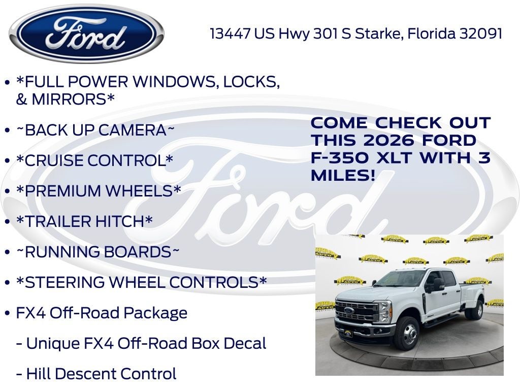 2026 Ford F-350SD XLT DRW 623A