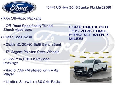 2026 Ford F-350SD XLT DRW 623A