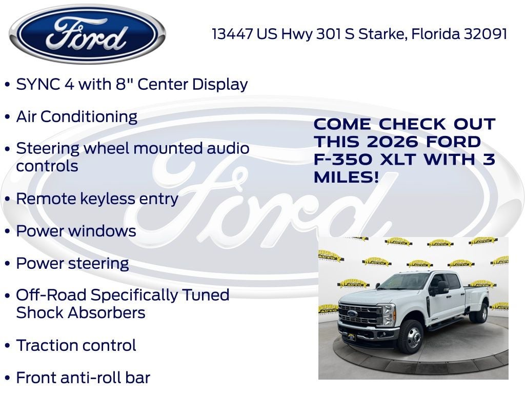 2026 Ford F-350SD XLT DRW 623A