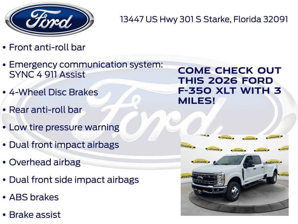 2026 Ford F-350SD XLT DRW 623A