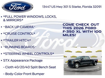 2026 Ford F-350SD XL DRW 620A