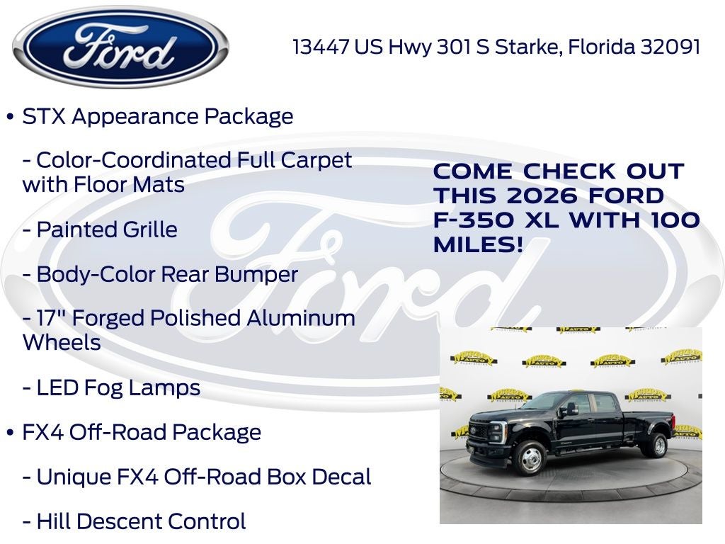 2026 Ford F-350SD XL DRW 620A