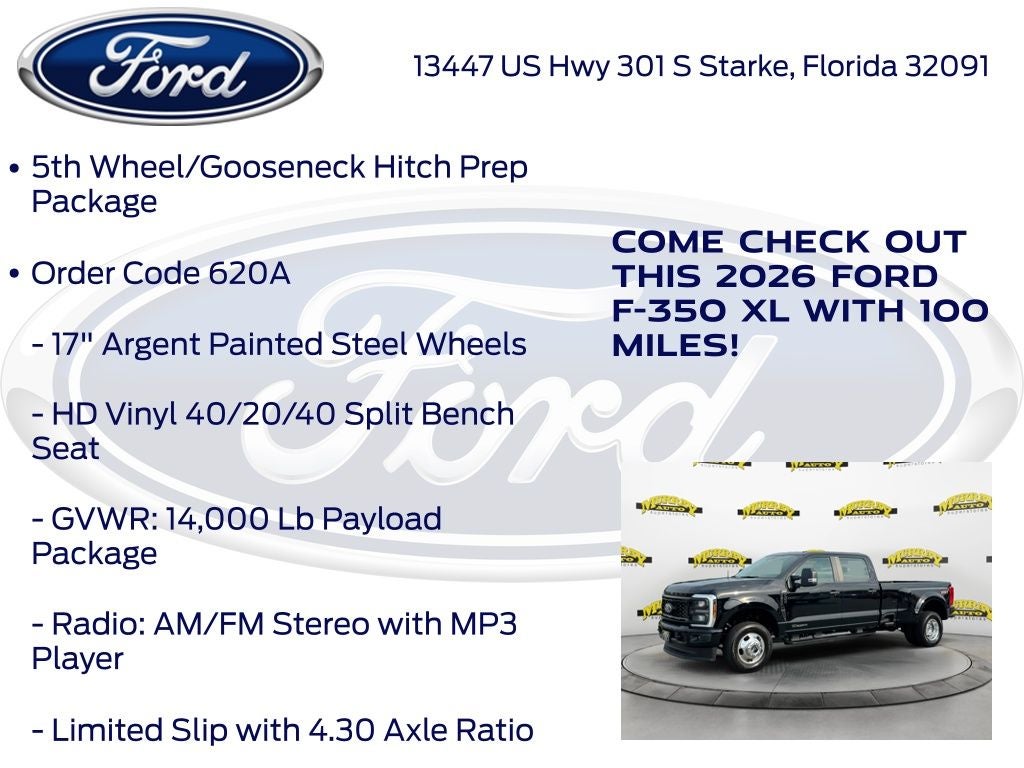 2026 Ford F-350SD XL DRW 620A
