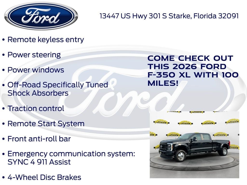 2026 Ford F-350SD XL DRW 620A