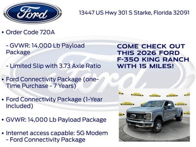 2026 Ford F-350SD King Ranch 720A
