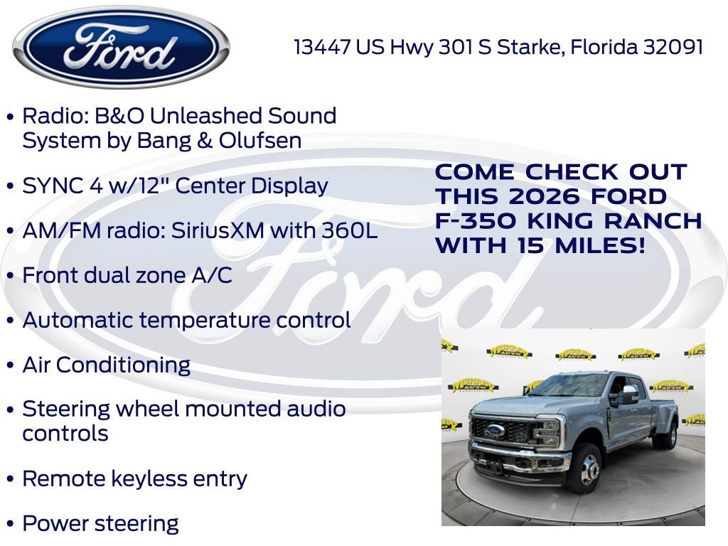 2026 Ford F-350SD King Ranch 720A