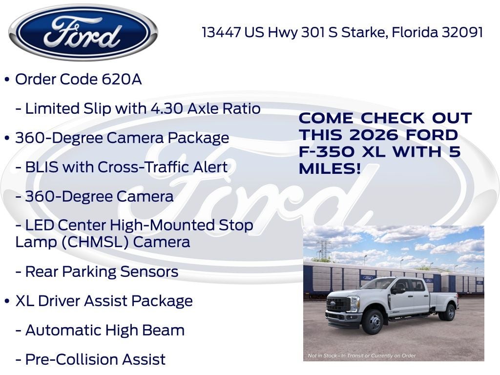2026 Ford F-350SD XL DRW 620A
