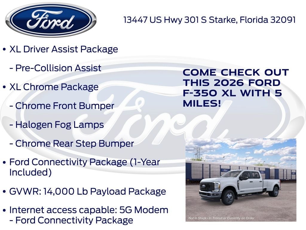 2026 Ford F-350SD XL DRW 620A