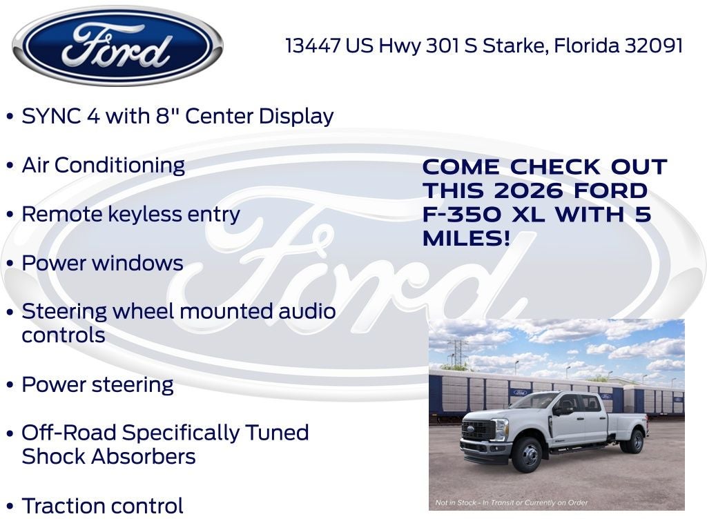 2026 Ford F-350SD XL DRW 620A
