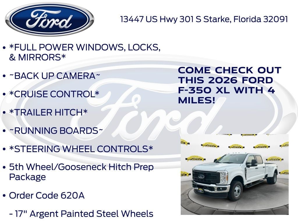 2026 Ford F-350SD XL DRW 620A