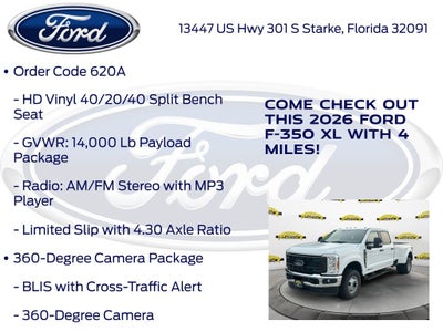 2026 Ford F-350SD XL DRW 620A