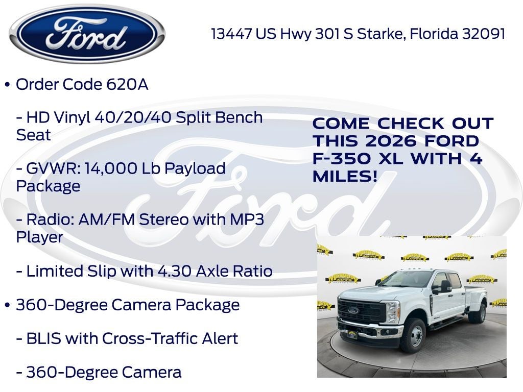 2026 Ford F-350SD XL DRW 620A