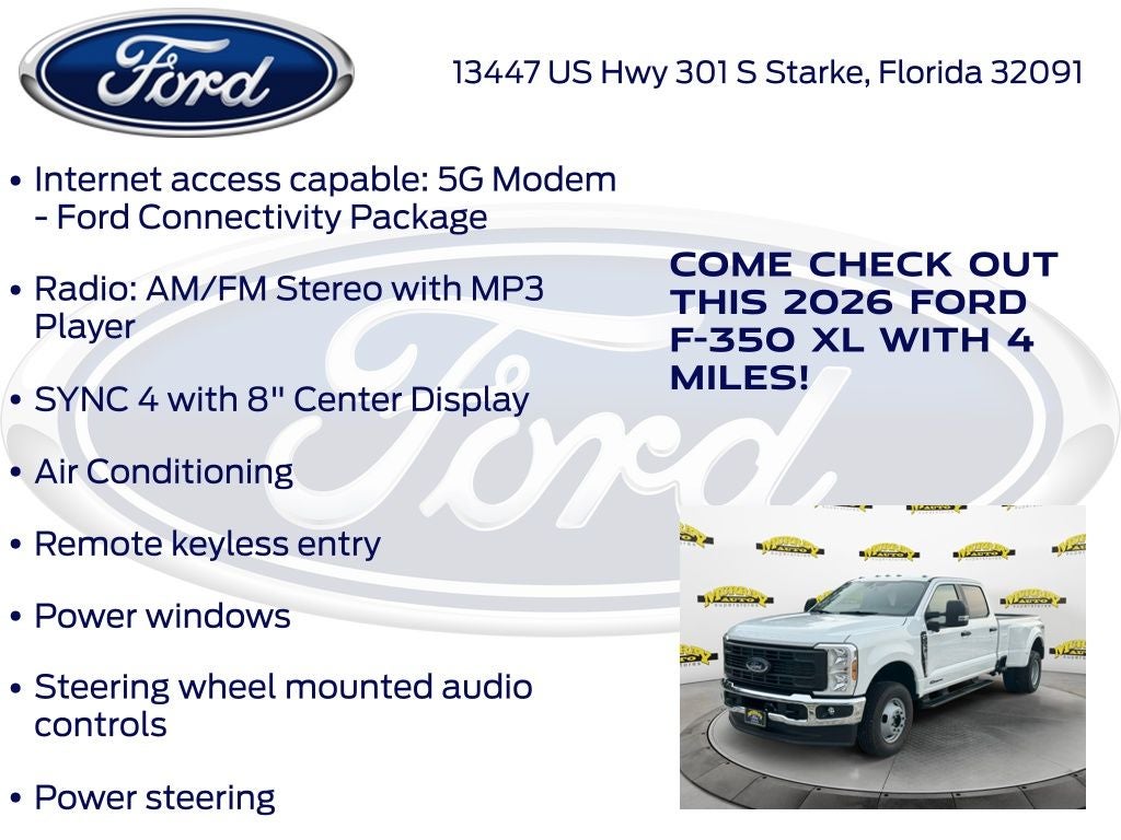 2026 Ford F-350SD XL DRW 620A