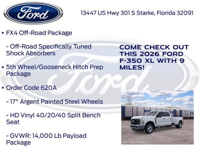 2026 Ford F-350SD XL DRW 620A