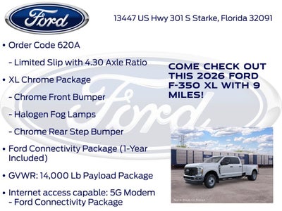 2026 Ford F-350SD XL DRW 620A