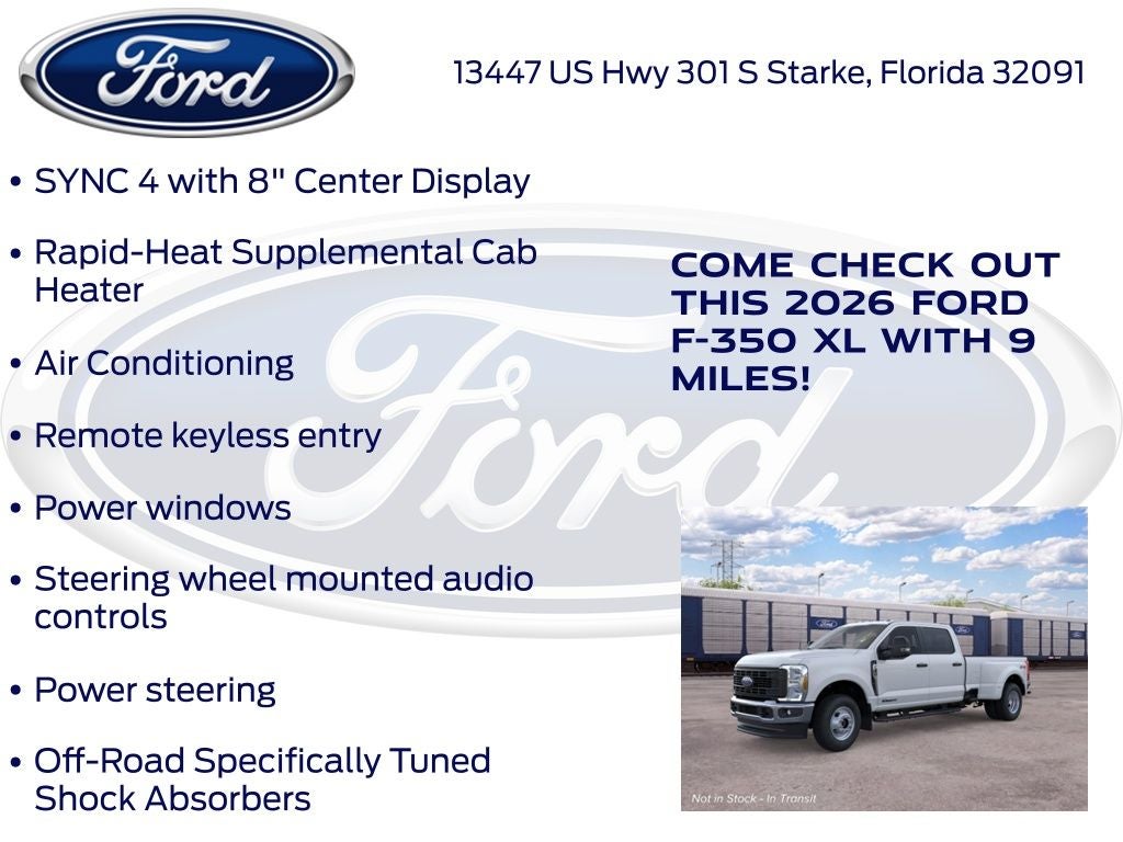 2026 Ford F-350SD XL DRW 620A
