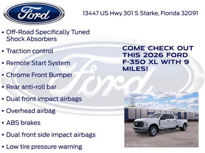 2026 Ford F-350SD XL DRW 620A