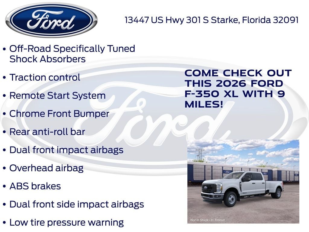 2026 Ford F-350SD XL DRW 620A