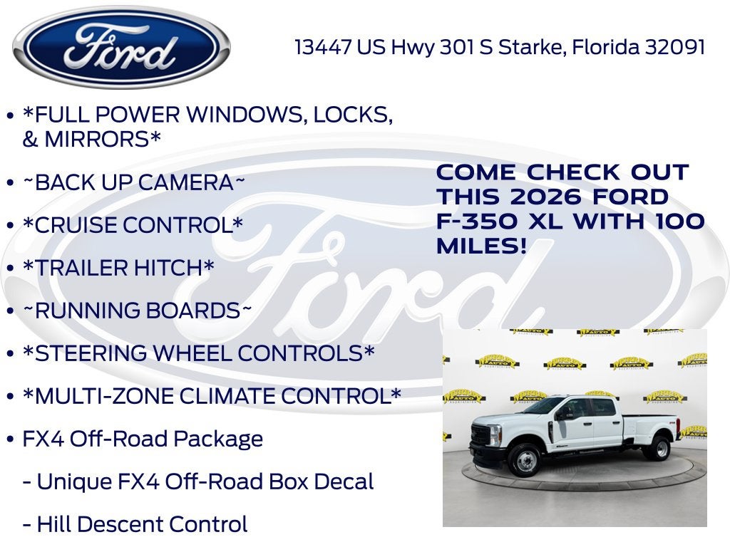 2026 Ford F-350SD XL DRW 620A