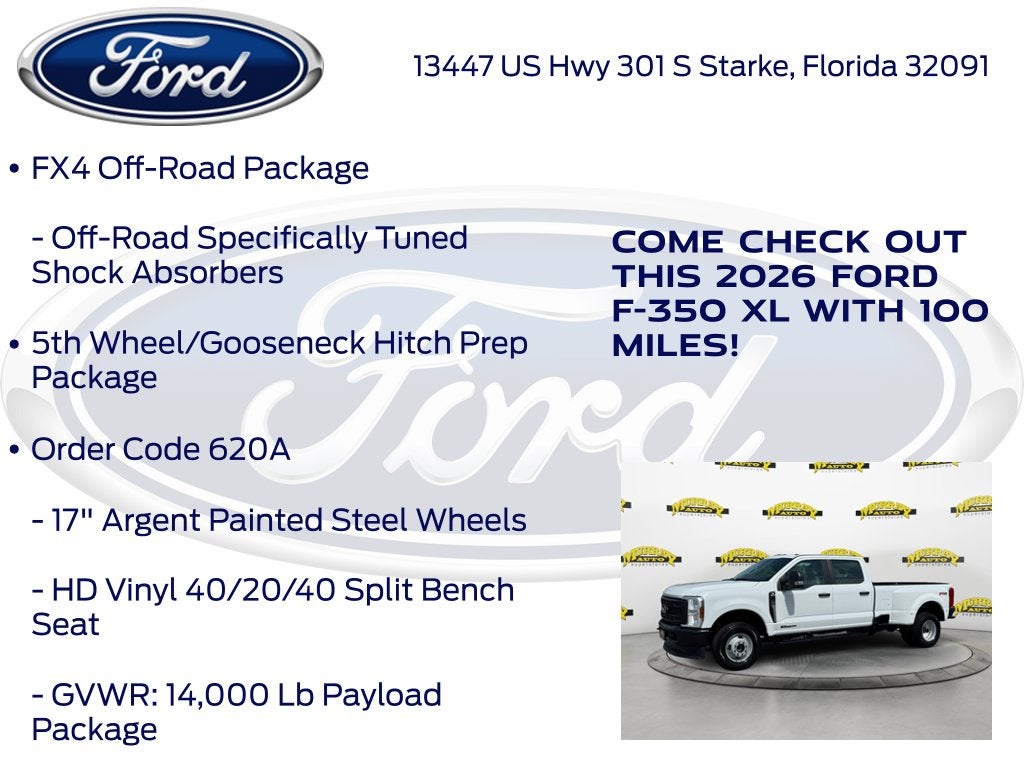 2026 Ford F-350SD XL DRW 620A