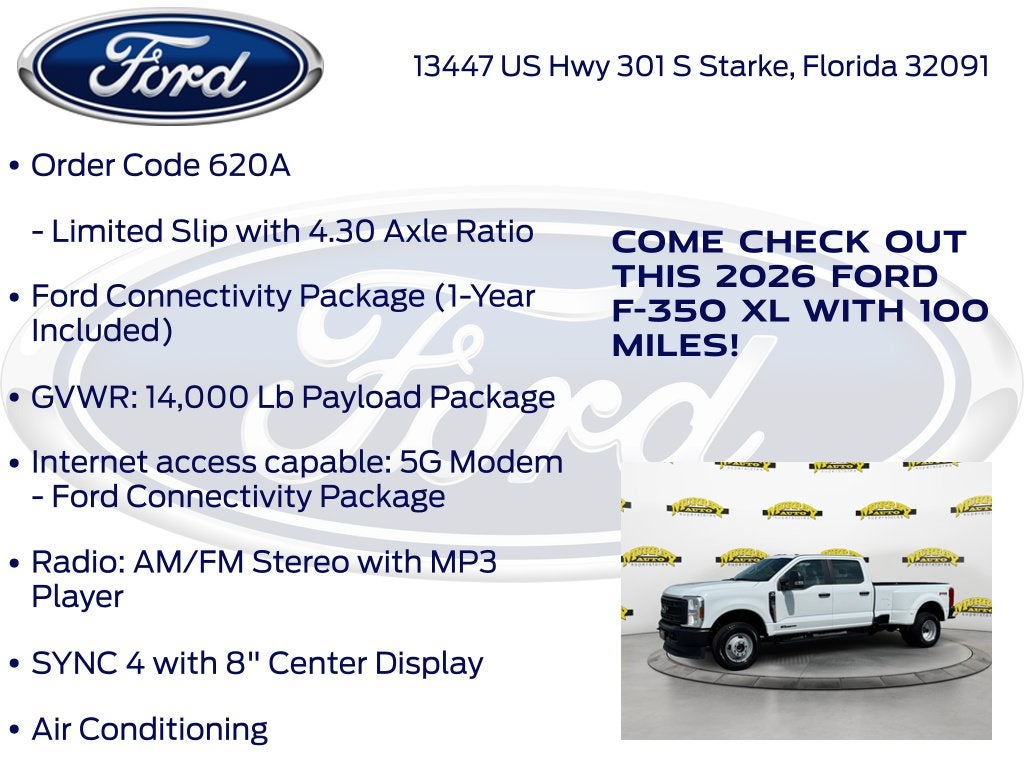 2026 Ford F-350SD XL DRW 620A