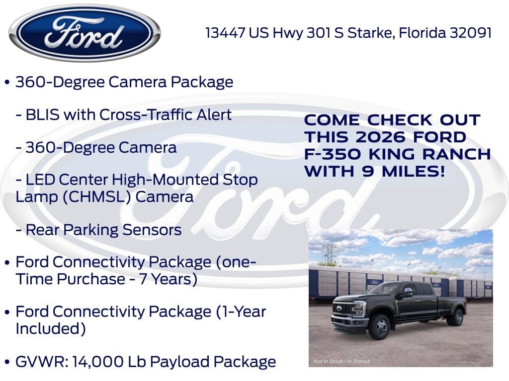2026 Ford F-350SD King Ranch 720A