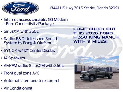 2026 Ford F-350SD King Ranch 720A