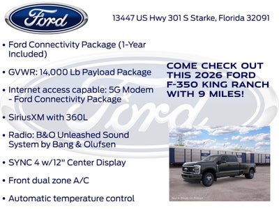 2026 Ford F-350SD King Ranch DRW 720A