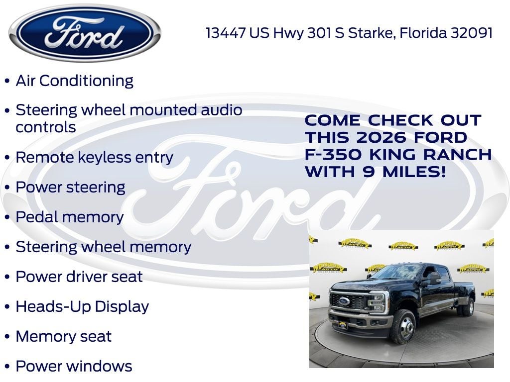 2026 Ford F-350SD King Ranch DRW 720A