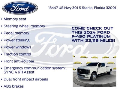 2024 Ford F-450SD Platinum DRW