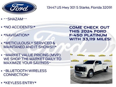 2024 Ford F-450SD Platinum DRW