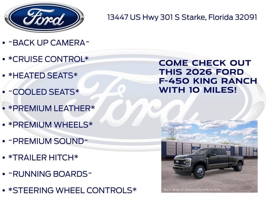 2026 Ford F-450SD King Ranch DRW 770A