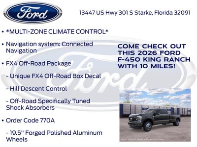 2026 Ford F-450SD King Ranch DRW 770A